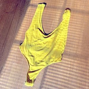 Misguided yellow bodysuit 6